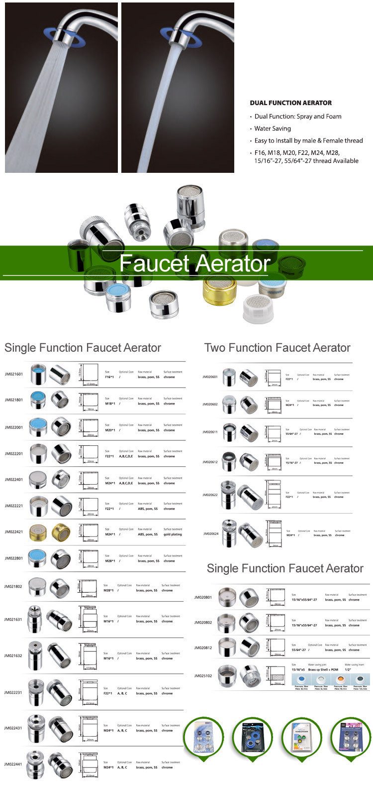 Professional manufacture Hot selling faucet aerator