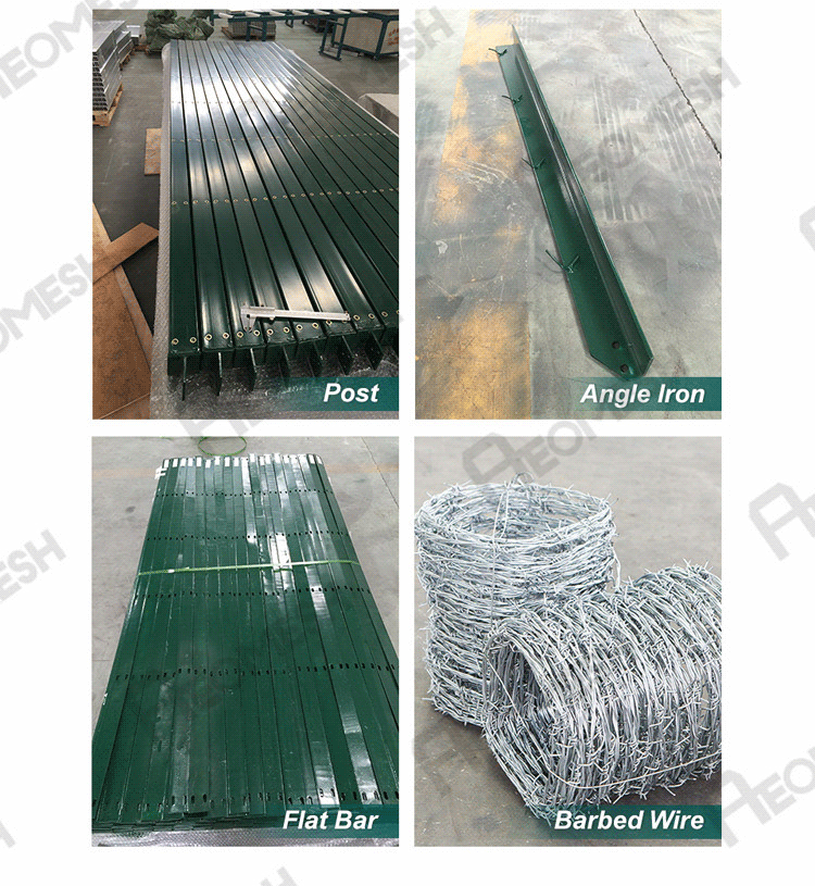 Outdoor Use High Security Fence with Full Accessories (China ISO Factory)