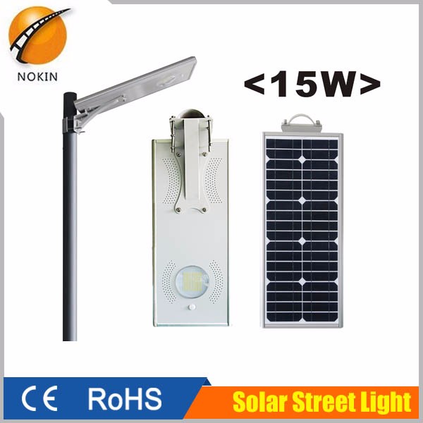 15W 5 years warranty outdoor solar led street light best price