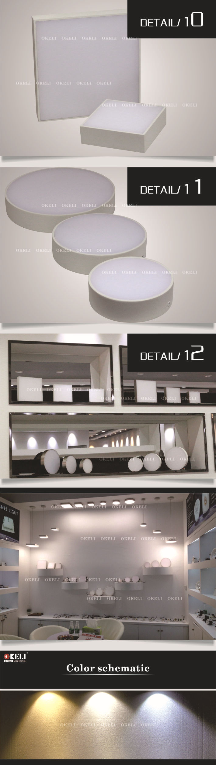 Modern Simple Design Residential Pendant led lights Bedroom Slim Ceiling Hang Panel Lights Round / Square Shade 24W Decorative