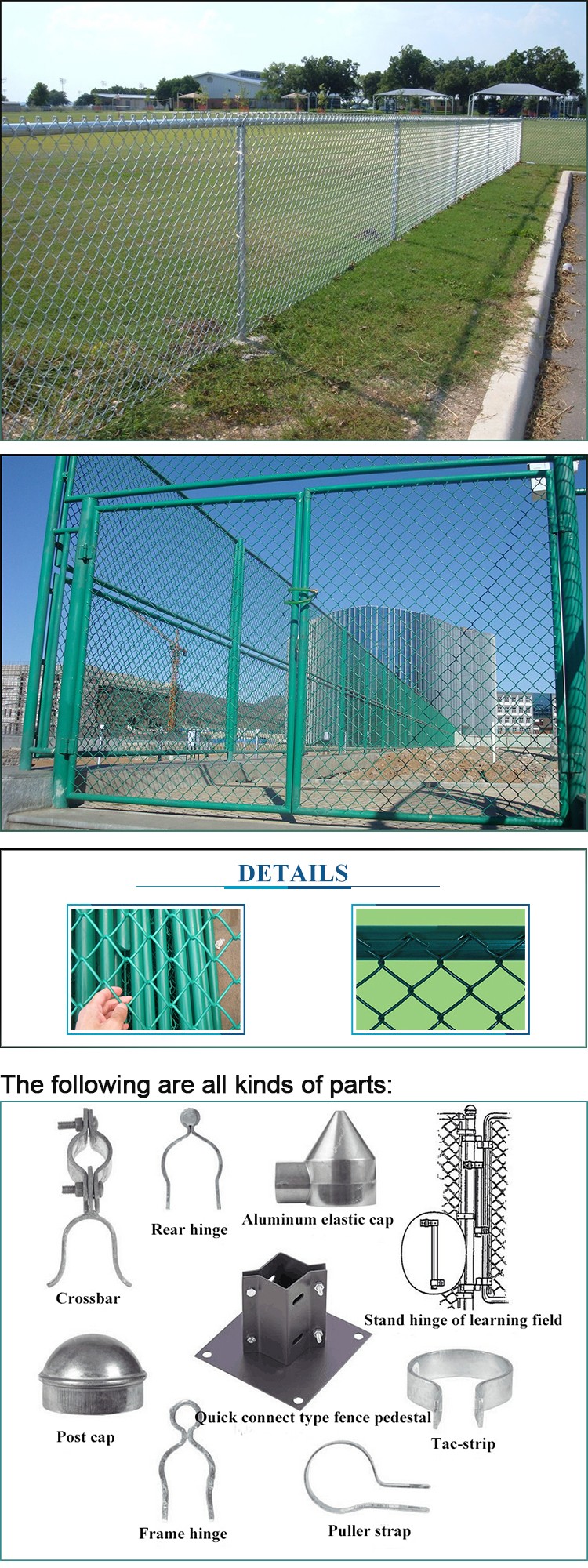 Anping Factory Wholesale Galvanized Iron Wire Mesh For Garden Fencing Panels