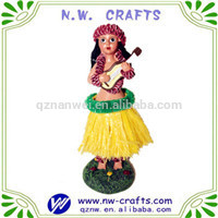 hawaii hula men dancing doll