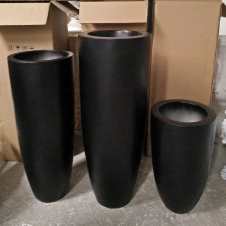 wholesale Magnesia material Large  Vase standing  FRP for Restaurant Decor vase