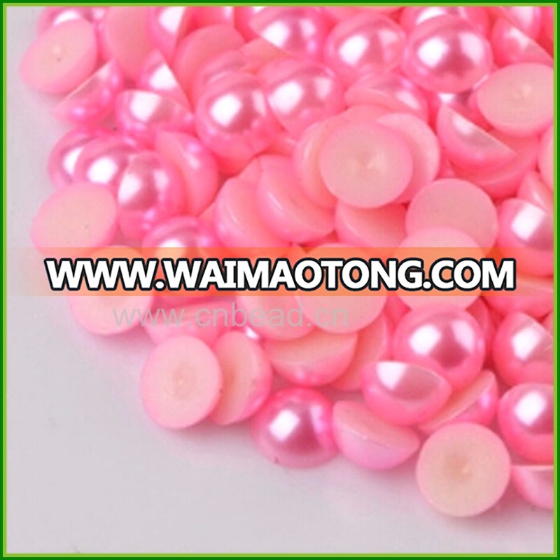 China factory direct sale plastic pearl half pearl beads without hole