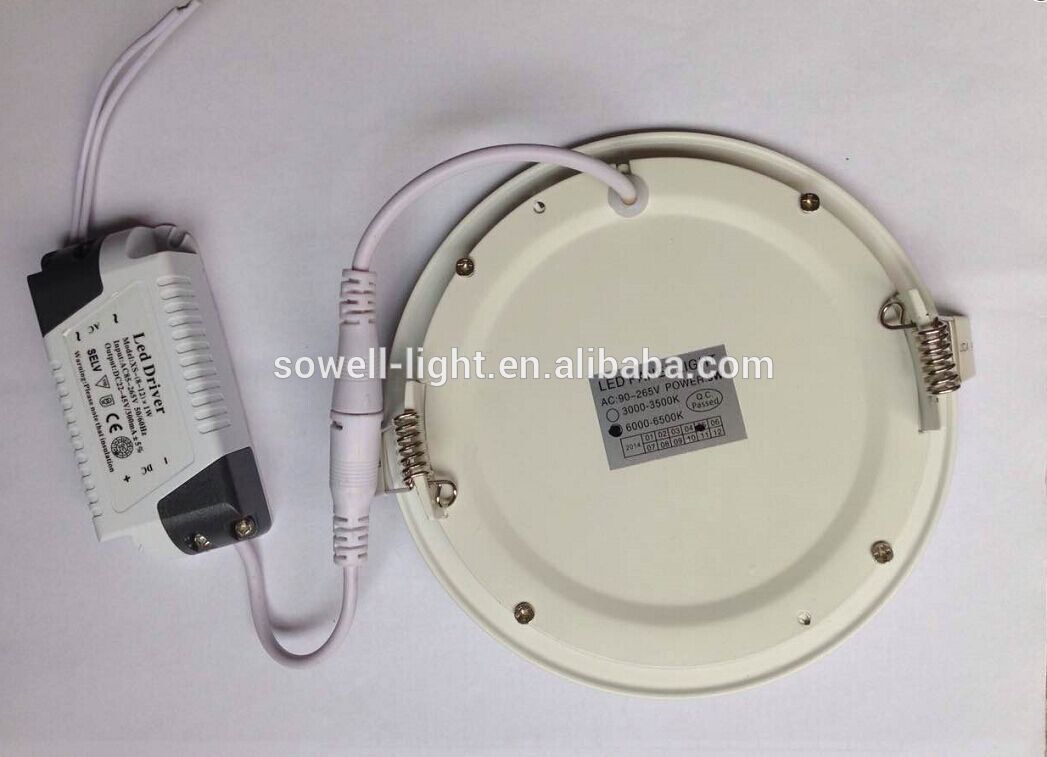 Recessed Panel Light or Surface Mounted led panel light 12w