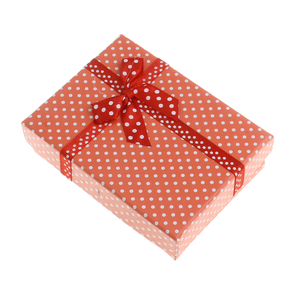 Jewelry Gift Boxes 3.5x3.5x1.25" Pink Honeycomb Pattern Cardboard Bracelet Pendent Earring Jewelry Gift Bag