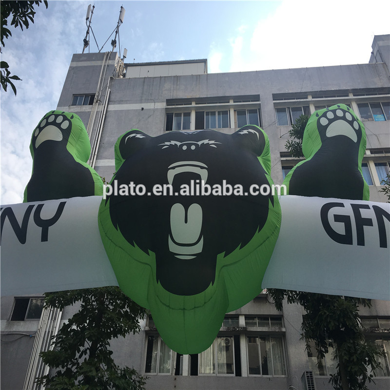 Giant inflatable arch with custom logo print for outdoor