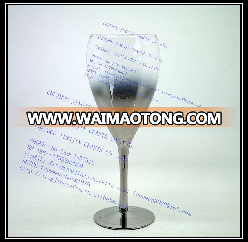 2019 elegant silver champagne flute