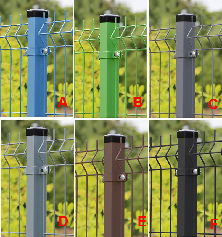 Powder coated Prism 3-D Fence System / Prism 3D Fence System / 3D Wire Mesh Fence System