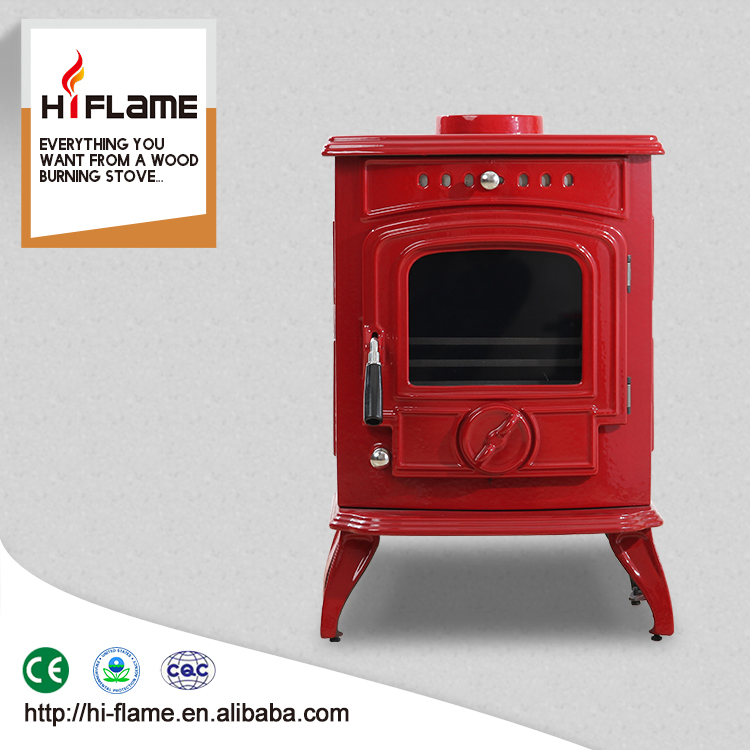 The Palladin HF332B 7KW Wood Stove with Water Jacket Small Cast Iron Wood Heater