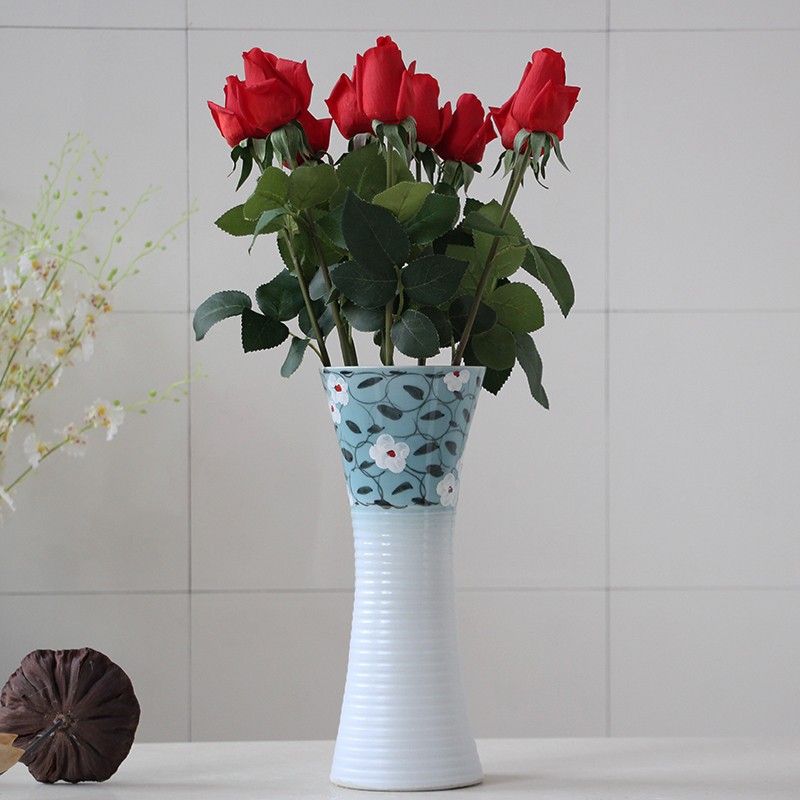 indoor ceramic porcelain flower vase for home decor