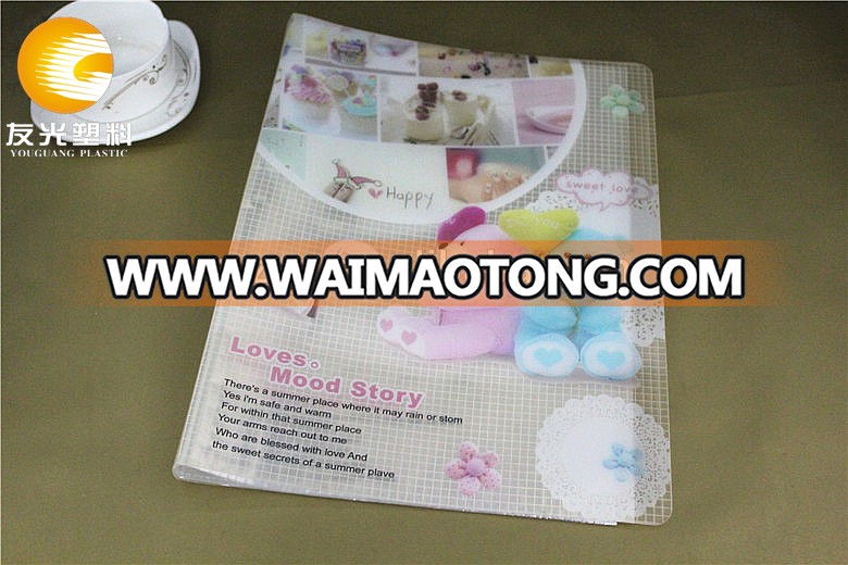 Handmade Paper File Clear Plastic Drawing Folder Sheet Protectors