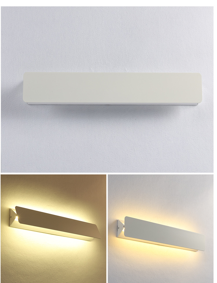 Aluminum white/black square adjustable LED wall lights 5W 10W up and down led wall lighting