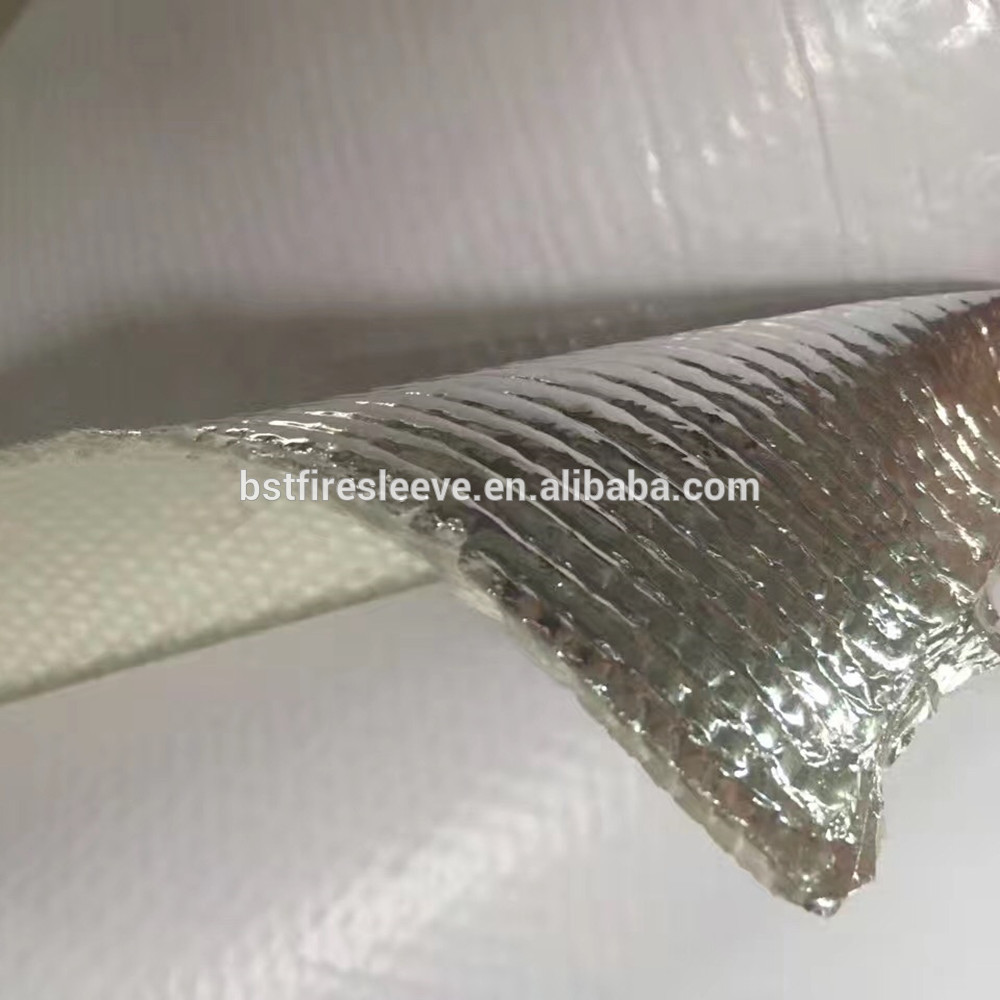 Heat Radiant Protection Aluminum Foil Backed Fiberglass Cloth