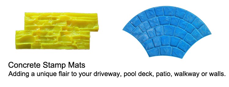 polyurethane concrete stamping mating pavement mold