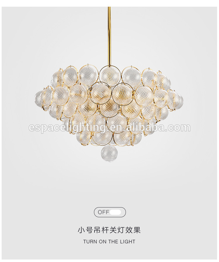 Nordic Simple Creative Glass Pendant Ceiling Light