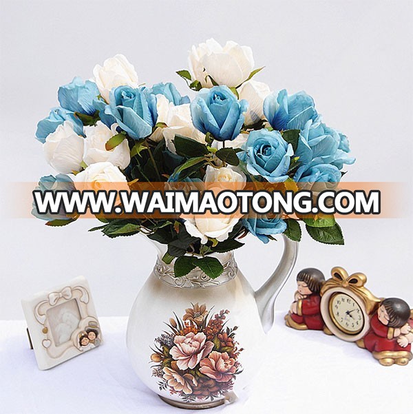 New style 9 heads artificial diamond rosebud for wedding decoration