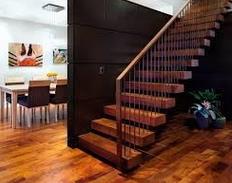 Latest Design Rich Look Luxury Solid Wood Stairs