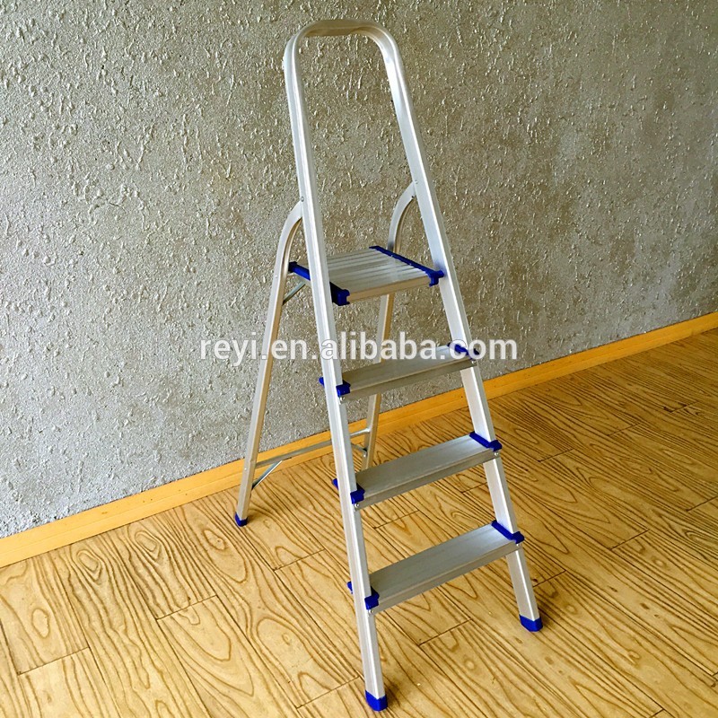 4 steps folding aluminum ladder