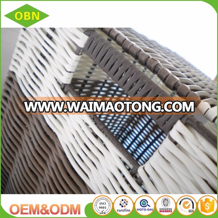 Excellent quality customized cheap colored plastic woven basket of dirty laundry