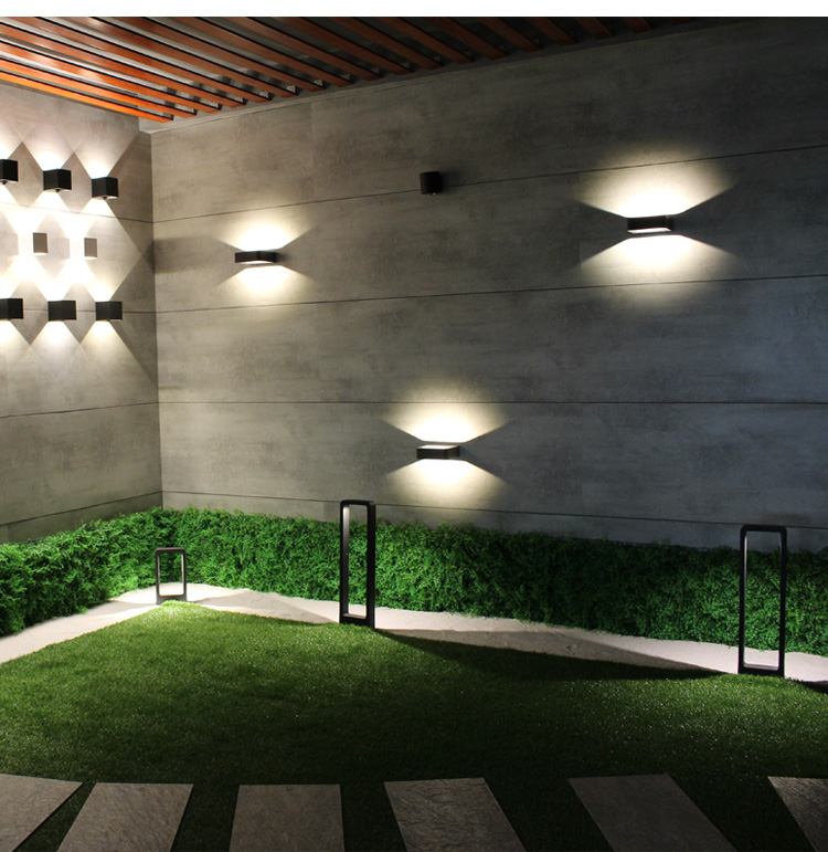 Cheap Price Latest Contemporary Decorative Design COB IP65 Exterior LED Wall Light lamps