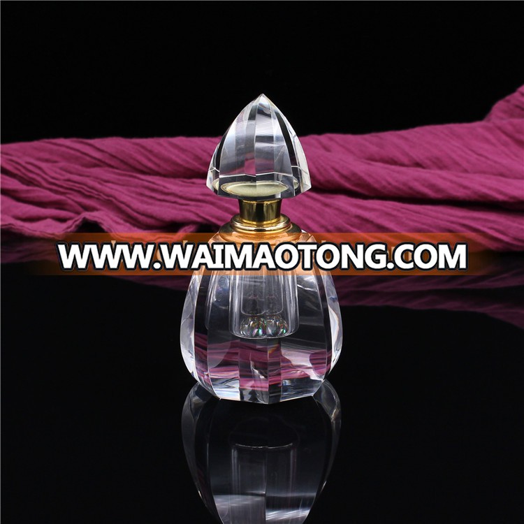 high-end pocket attar oil crystal perfume bottles 3ml