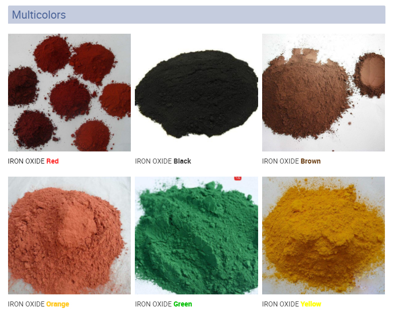 Color Concrete Tile Yipin Iron Oxide Pigments In Pakistan