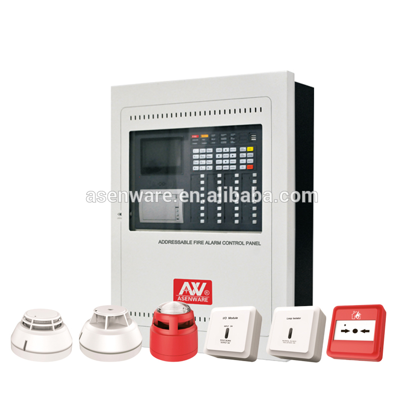 LPCB Approved Addressable 8 zone fire alarm panel control system