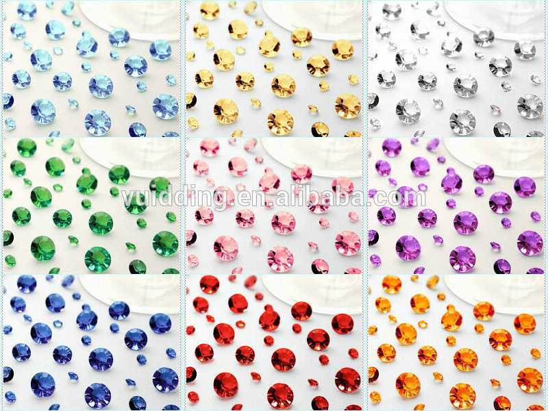 Top Acrylic Shining Diamond Scatter For Wedding Decoration