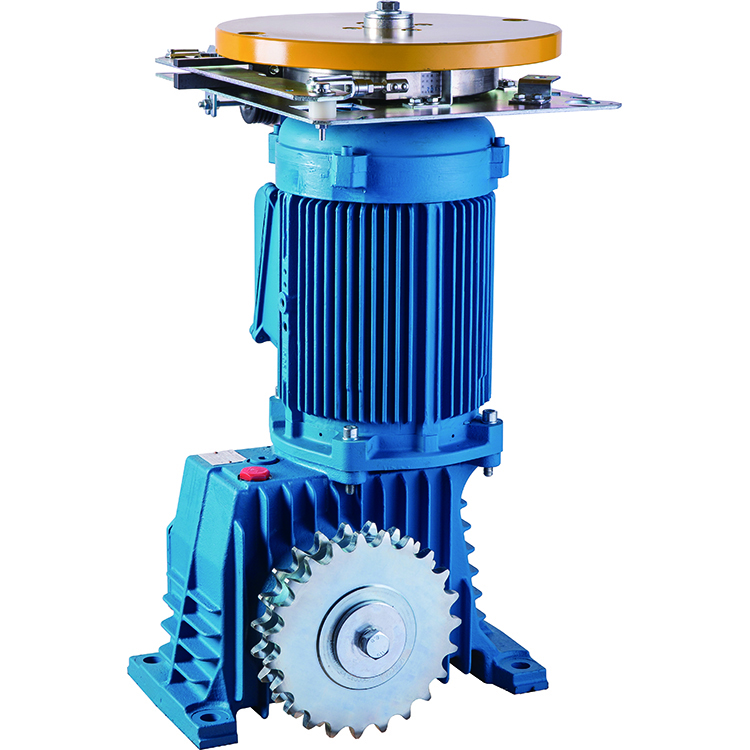 Escalator gearbox machine VVVF drive safe escalator motor