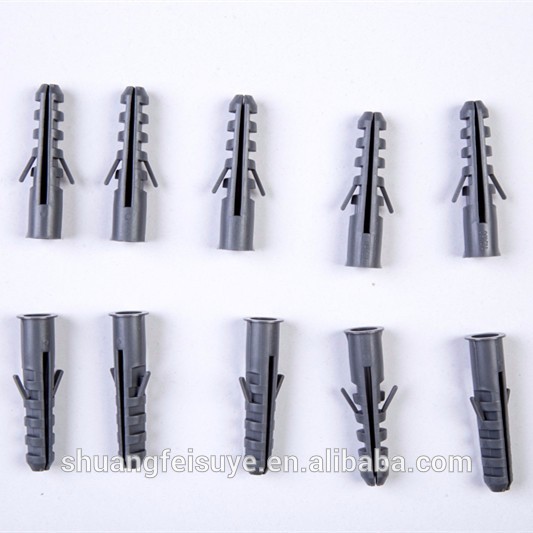 PVC wall plug,6mm 8mm high quality plastic expansion anchor