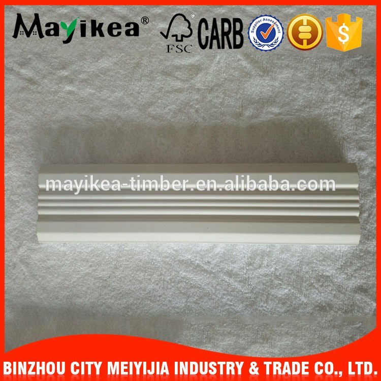 Wholesale Chinese top quality product white painted mdf frame moulding