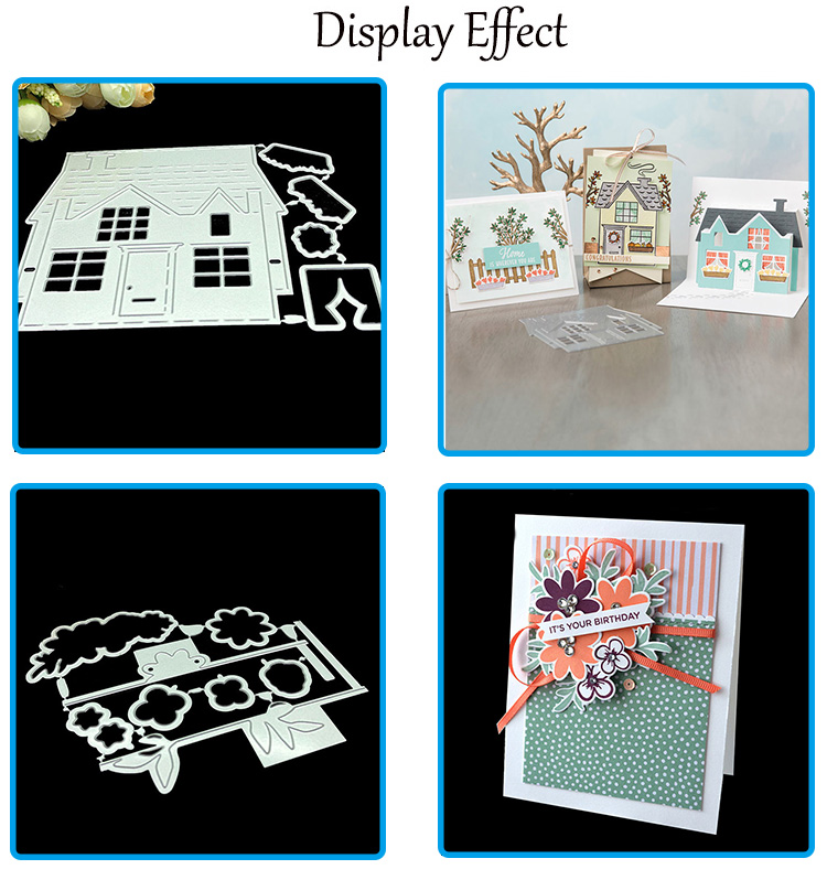 DIY Metal Embossing Box Pattern cutting dies