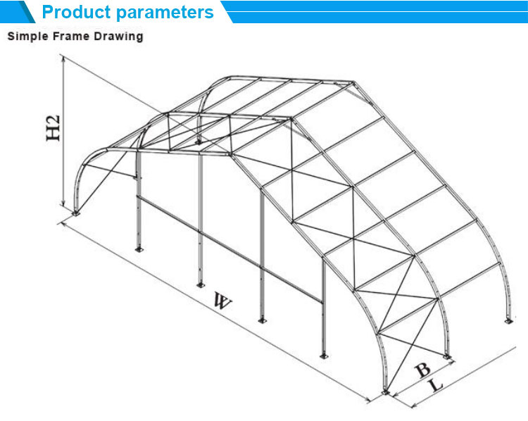 Magnificent white large event curve tent