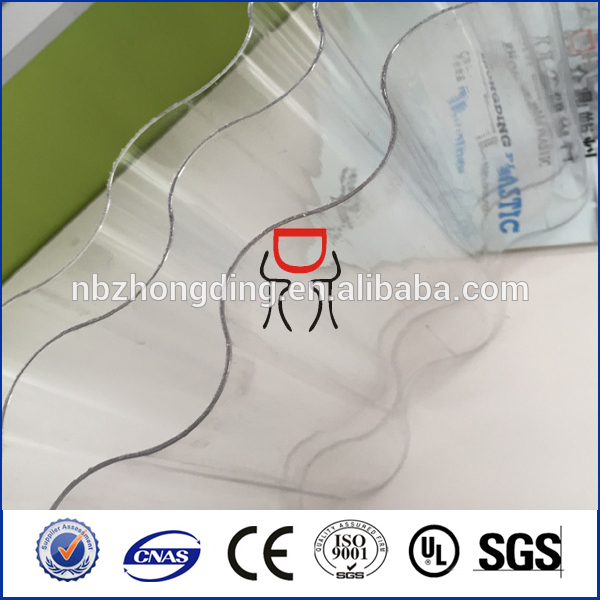 10 year uv lexan polycarbonate corrugated sheet