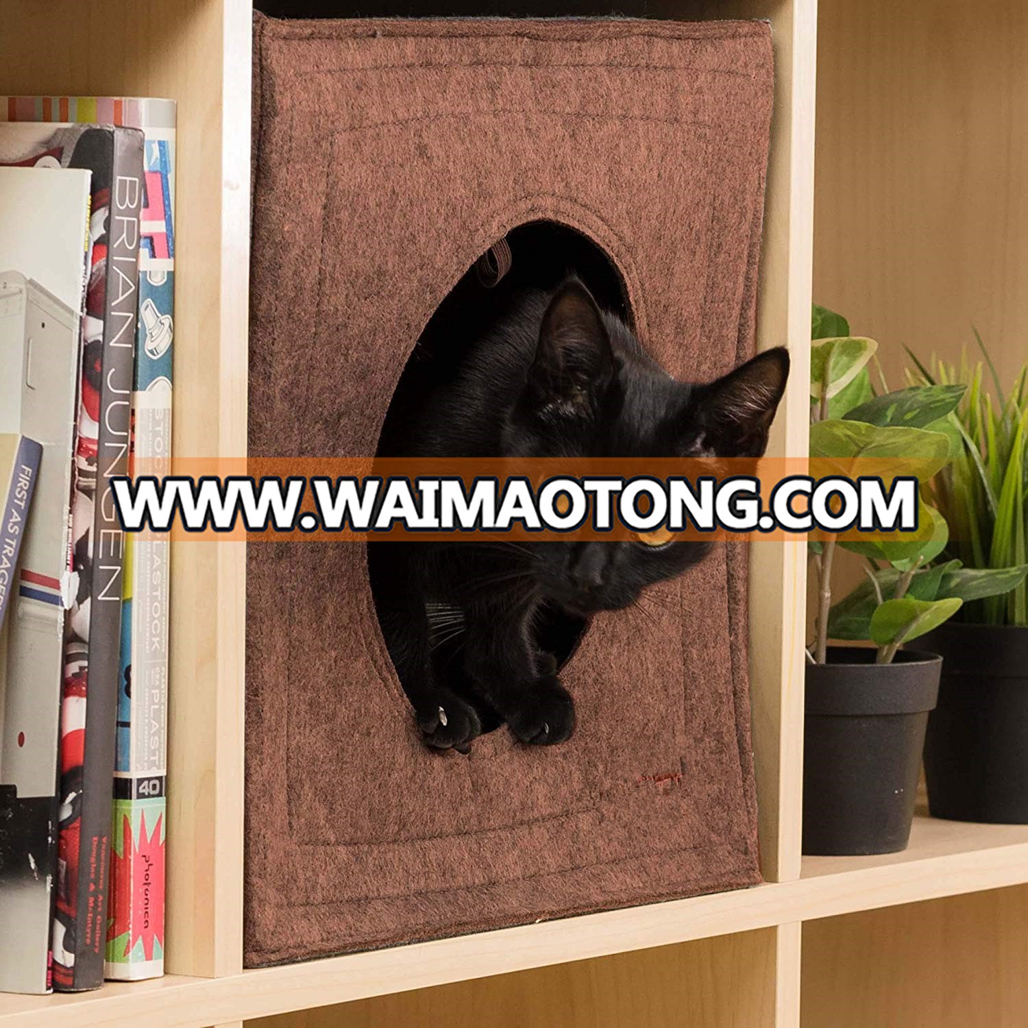 Minimalist soft the eco-friendly material customized service cat cave