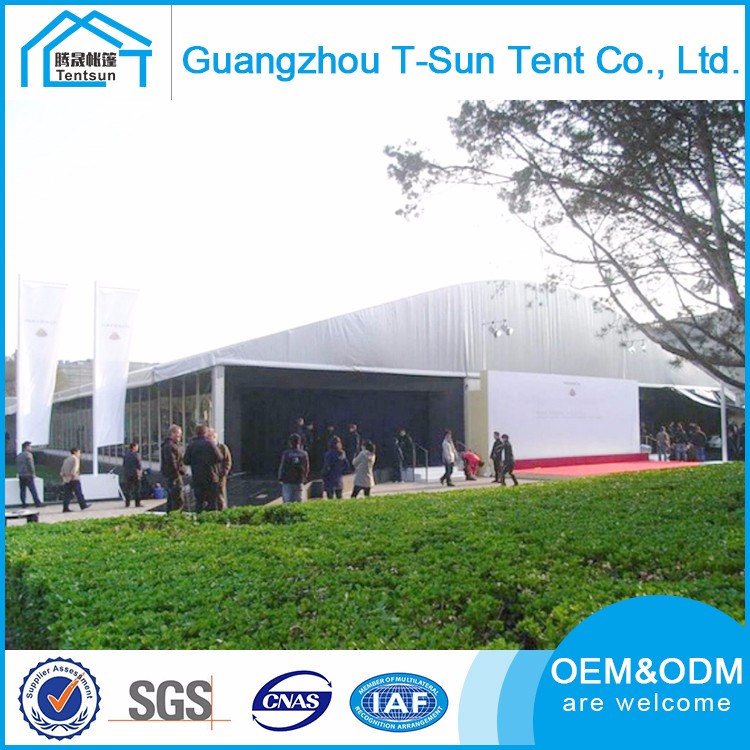 Arch shape 10-40m width outdoor trade show exhibition fair giant tent