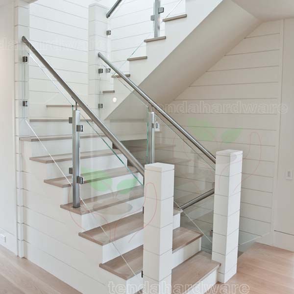 indoor side mount frameless glass balustrades by spigot