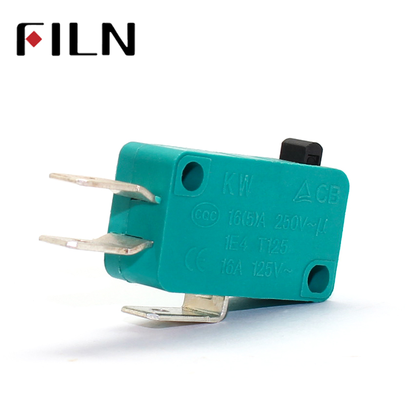 High quality Limit Switch 6.3 connector terminal 1no nc All New 5A 250VAC green Micro Switch