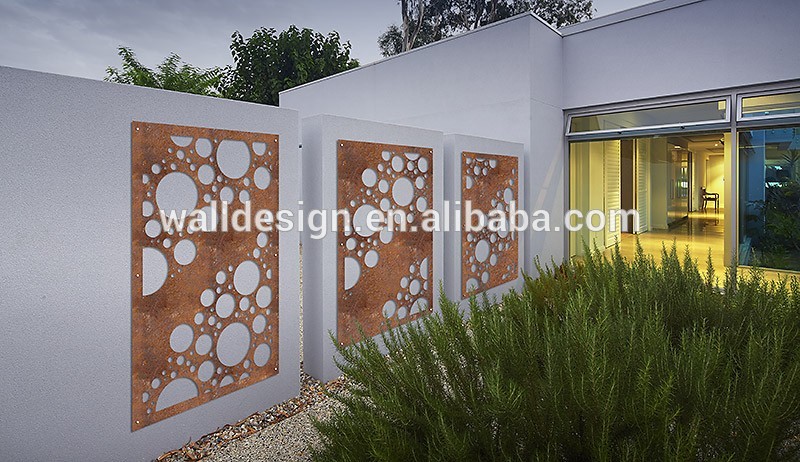 3D aluminum metal wall facade for interior wall decoration