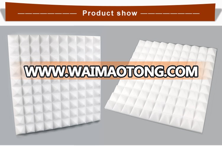 China Factory Sells Pyramid Shape Sound Proof Noise insulation Melamine Sponge Acoustic Foam Panels