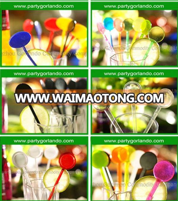 Wonderful new design plastic flamingo cocktail stirrer