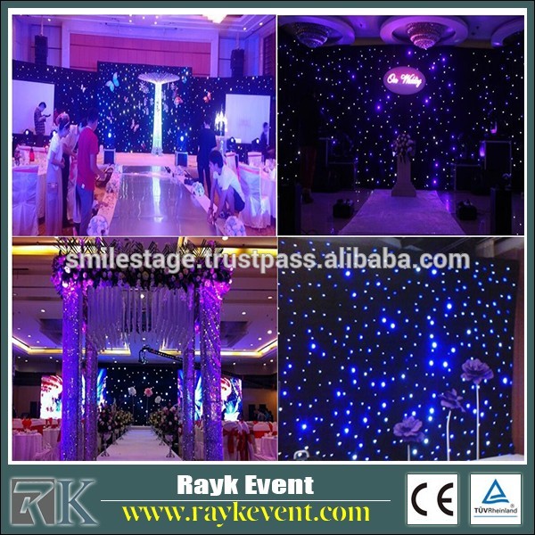 Lighted backdrop led light screen backdrop led light starry sky lighting wedding backdrop