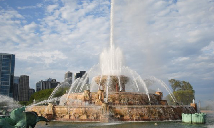 Pond Design Computerized Music Fountain Synchronized With Rhythm