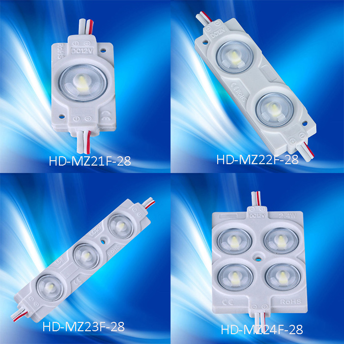 High Quality New Item Injection IP68 Waterproof 160degree 2W 200LM 4LEDS Square SMD LED Module 2835