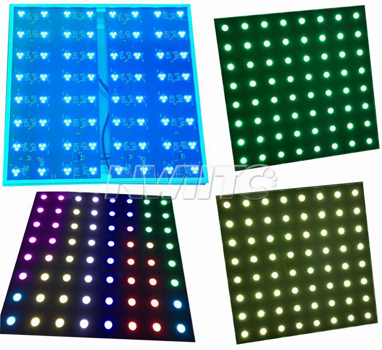 8x8 pixel high quality portable hd video dmx new led dance floor