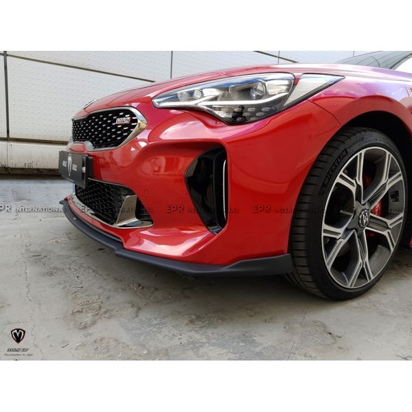 For Kia Stinger Type M Carbon Fiber Front Bumper Lip Spoiler