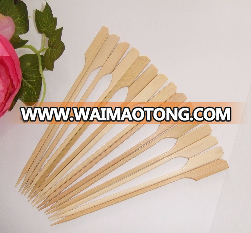 Heat Resistance Easily Cleaned iron bamboo bbq skewers for christmas