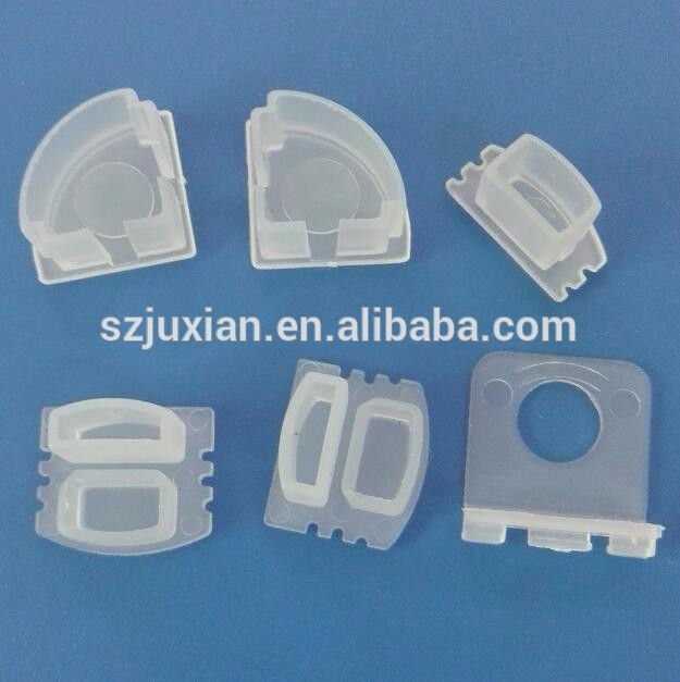 plastic injection parts plastic end cap for LED fittings