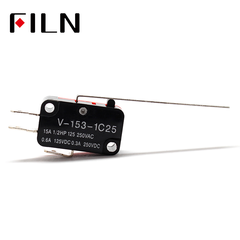 V-153-1C25 Limit Switches Long Straight Hinge Lever Type SPDT Micro Switch Mayitr For Electronic Measuring Appliance